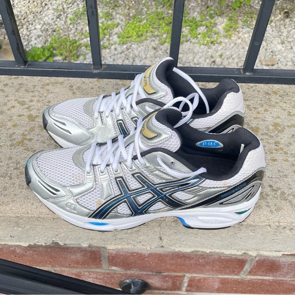 ASICS Gel 250-TR Men’s Silver & Blue Athletic Shoes Size US 9.5 EUR 43 (27.5 cm) - Picture 8 of 9